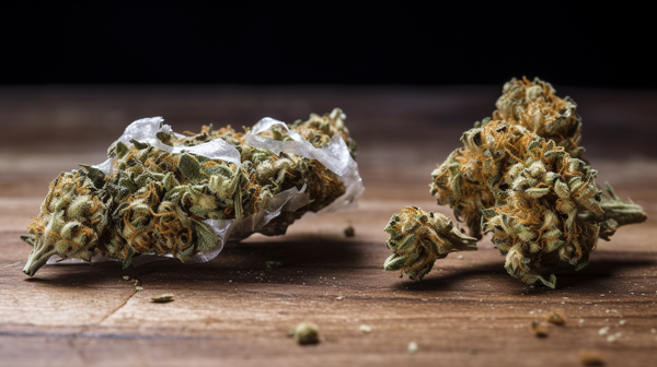 dried cannabis buds